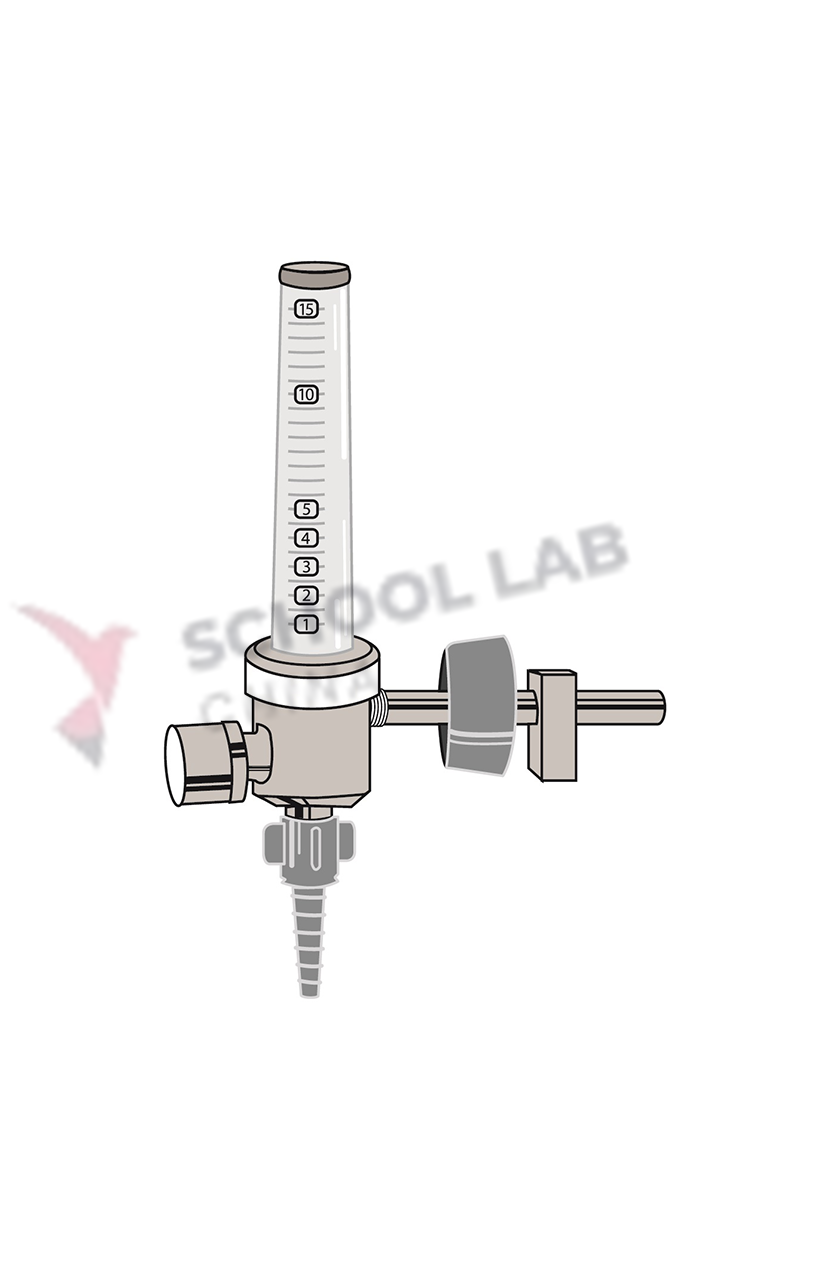 Flow meter, 0 – 15 LPM oxygen